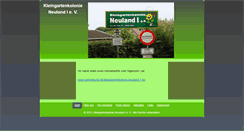 Desktop Screenshot of kleingartenkolonie-neuland1.de